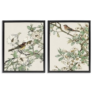 Stupell Industries Classic Sparrow on Blossoms, 17" x 21" - 1 of 4