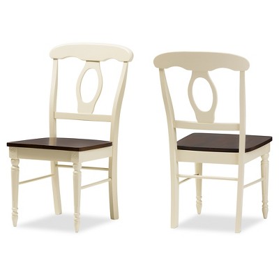 Set Of 2 Napoleon French Country, Napoleon Dining Chairs With Arms And Legs