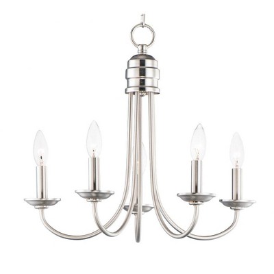 Maxim Lighting Logan 5 - Light Chandelier in  Satin Nickel