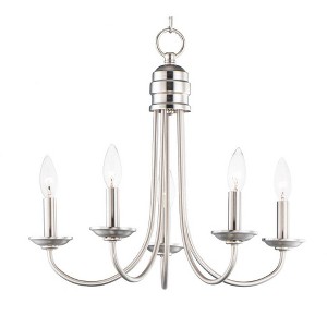 Maxim Lighting Logan 5 - Light Chandelier in  Satin Nickel - 1 of 3