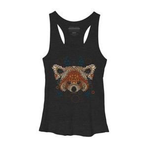 Women's Design By Humans Red Panda Face By LetterQ Racerback Tank Top - 1 of 3