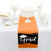 Big Dot of Happiness Orange Grad - Best is Yet to Come - Petite Orange Graduation Party Paper Table Runner - 12 x 60 inches - 2 of 4