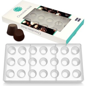 O'Creme Polycarbonate Chocolate Mold Round, 21 Cavities - 1 of 3