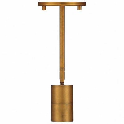 Antique Brushed Brass LED Wall Spotlight