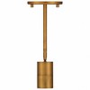 Access Lighting Cafe 1 - Light Wall Light in  Antique Brushed Brass - 2 of 4
