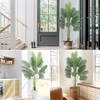Artificial Palm Trees for Indoor -Tall Faux Floor Palm Plant with Realistic Trunks and Lifelike Palm Leaves, Fake Plants Tropical Plants with Pot - 4 of 4