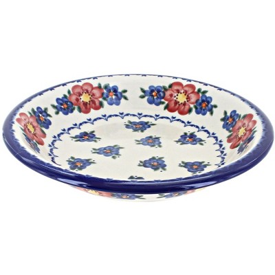 Blue Rose Polish Pottery Chantilly Soup Plate