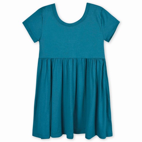 Toddler Girls' Unicorn Long Sleeve Dress - Cat & Jack™ Aqua Blue