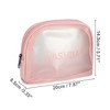 Unique Bargains Portable Semicircle Wash Makeup Bag 1 Pc - 2 of 4