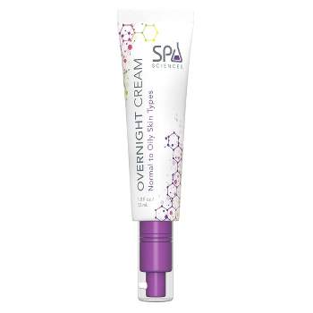 Spa Sciences Overnight Cream for Oily to Normal Skin Facial Night Cream - 1.8 fl oz