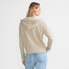Lands' End Women's Serious Sweats Relaxed Long Sleeve Full Zip Hoodie Sweatshirt - 2 of 4
