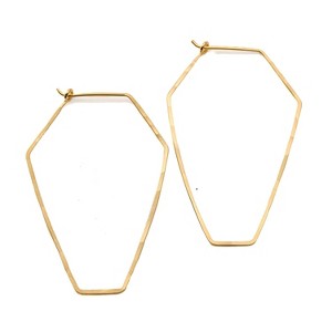 Large Coffin Hoops - 1 of 4