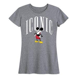 Women's - Disney - Iconic Mickey Short Sleeve Graphic T-Shirt - 1 of 4