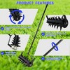 SKRAN Rolling Manual Lawn Aerator, Gardening Lawn Aerator Tool, With Soil Penetrator Spikes Deep Soil Penetration for Garden Grass Patio Yard - 2 of 4