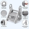 Foldable Kids Step Stool for Bathroom Sink, Toddler Adjustable 3 Steps Stool with Handles, Toilet Potty Training, Nursery Ladder Standing - 3 of 4