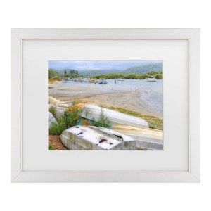 Trademark Fine Art - Beata Czyzowska Young About Boats Matted Framed Art - 1 of 4