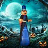 HOMCOM 10ft Inflatable Halloween Pumpkin Head Reaper, Halloween Decoration with LED Lights for Garden Indoor Outdoor - 3 of 4