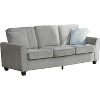 83 Inch Modern 3 Seater Sofa, Cozy & Comfy Mid-Century Modern Couch - 2 of 4