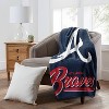 MLB Atlanta Braves 50 x 60 Raschel Throw Blanket - 2 of 3