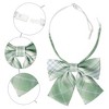 INSPIRE CHIC Women's Plaid Uniform Pre-tied Knot Cute Stylish Colorful Bow Ties - 3 of 4