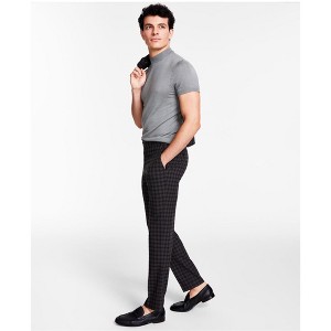 bar III Mens Check Suit Casual Trouser Pants - 1 of 1