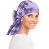 Collections Etc Tie Dye Slip On Cotton Head Wrap Scarf - 4 of 4