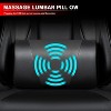 LACOO Gaming Chair Carbon Style Fiber with Massage - 3 of 4