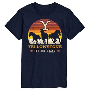 Men's - Yellowstone - Wild Horses Short Sleeve Graphic T-Shirt - 1 of 4