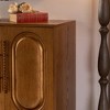 YUHAO Sideboard Buffet Cabinet with Storage, Wood Kitchen Cabinet with Adjustable Shelf,Entryway Table with 4-Door - 4 of 4