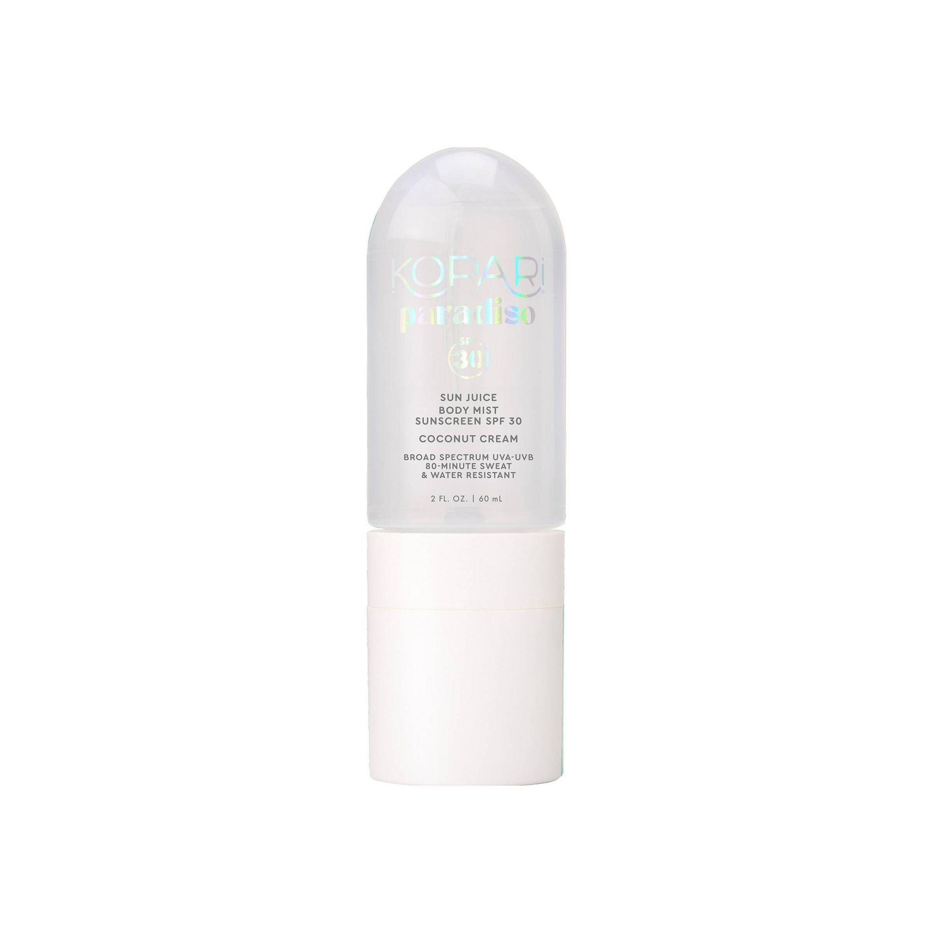 Kopari Sun Juice Body Mist Sunscreen SPF30 - Coconut Cream - 2oz - Ulta Beauty: Whole Body Application, Homosalate