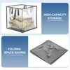 Unique Bargains Breathable Durable Foldable Mesh Travel Storage Laundry Hamper - 3 of 4