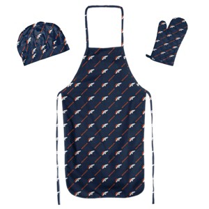 NFL Denver Broncos Apron, Mitt, Hat Grill Tool Set - 3pc - 1 of 4