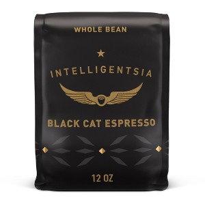 Intelligentsia Direct Trade Black Cat Classic Espresso Roast Dark Roast Whole Bean Coffee -12oz - 1 of 4