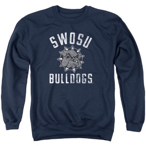 Southwestern Oklahoma State University Official Swosu Bulldogs Logo Adult Crewneck Sweatshirt - 1 of 4