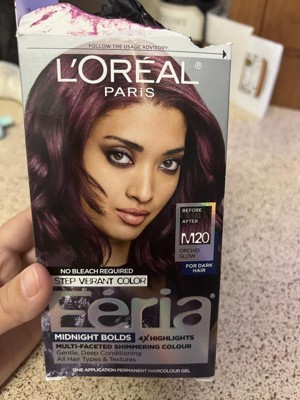 L'Oreal Paris Feria Multi-Faceted Shimmering Permanent Hair Color, B61  Downtown Brown (Hi-Lift Cool Brown), Pack of 1, Hair Dye