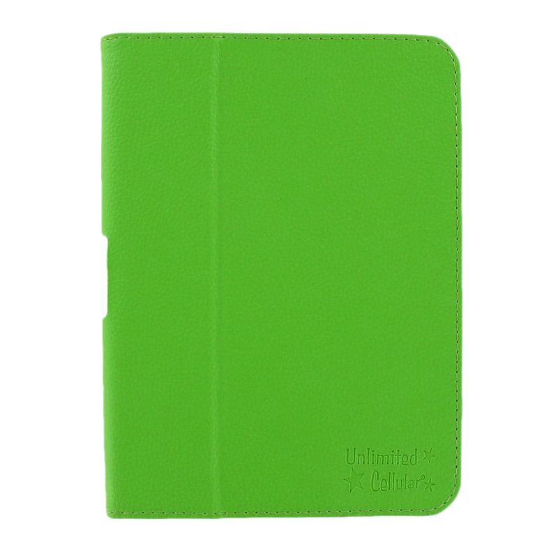 Unlimited Cellular Leather Flip Book Case/Folio for Kindle Fire HD 7" (2012 Version) - Green, 2 of 4