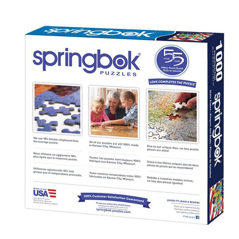 Springbok State Plates Puzzle 1000pc, 4 of 5