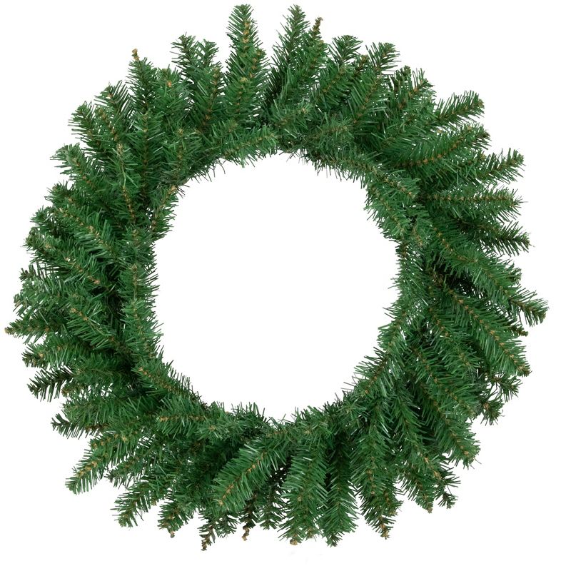 Northlight Green Winona Fir Artificial Christmas Wreath, 24-Inch, Unlit, 1 of 6