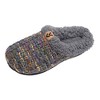 Roxoni Women's Tight-Knit Clog Slippers with Fleece Trim, Cushioned Insole & Non-Slip Sole - 4 of 4