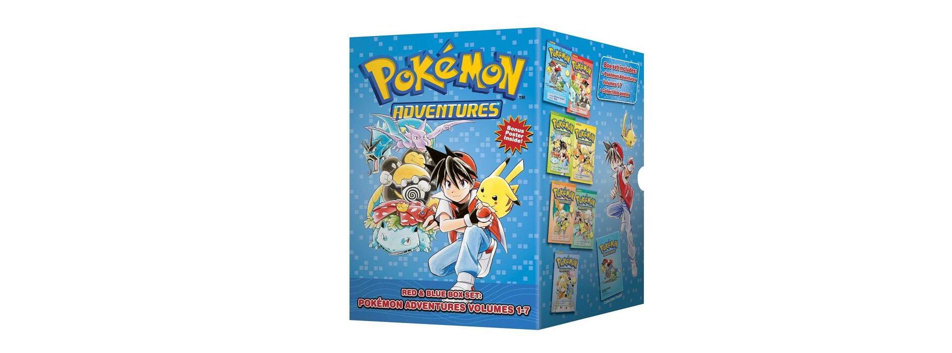 Pokémon Adventures Red & Blue Box Set (Set Includes Vols. 1-7) - (Pokémon Manga Box Sets) by  Hidenori Kusaka (Paperback)