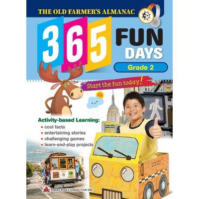 The Old Farmer's Almanac 365 Fun Days: Grade 2 - Activity Workbook for Second Grade Students - Daily Activity Book, Coloring Book, Educational