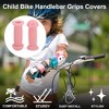 Unique Bargains Child Bike Handlebar Grips Covers 3.94" Pink 1 Pair - 2 of 4