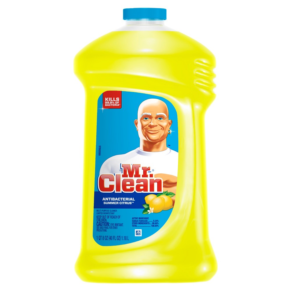 UPC 037000315025 product image for Mr. Clean Antibacterial Multi-Surface Cleaner Summer Citrus - 40 fl oz | upcitemdb.com
