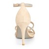 Allegra K Women's Strappy Rhinestone Stiletto Heel Heel Sandals - 3 of 4