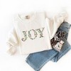 Simply Sage Market Women's  Garment Dyed Graphic Sweatshirt Embroidered Joy Floral - 2 of 4