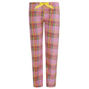 Roll Outta Bed Women's Patterned Open Bottom Pajama Pants - 1 of 3