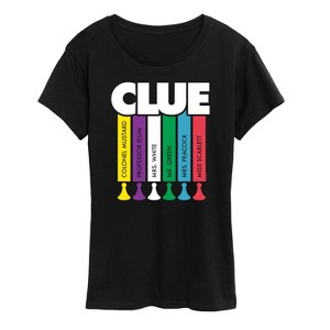 Women's - Clue - Logo Characters Short Sleeve Graphic T-Shirt - 1 of 4