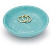 Glamlily Cancer Jewelry Tray, Ceramic Zodiac Sign Trinket Dish (3.54 x 0.79 Inches) - 2 of 4