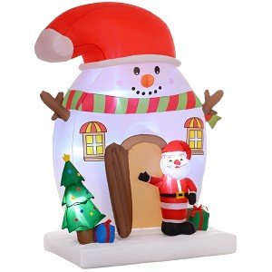 7.5FT Christmas Inflatable Decoration, Xmas Blow Up Decoration with LED Lights for Indoor, Outdoor - 1 of 4