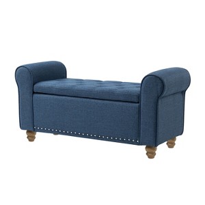 Sonia 43.7" Wide Storage Bench  | ARTFUL LIVING DESIGN - 1 of 4